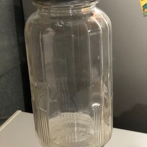 McLaughlin's Vintage Glass Manor House Coffee Jar